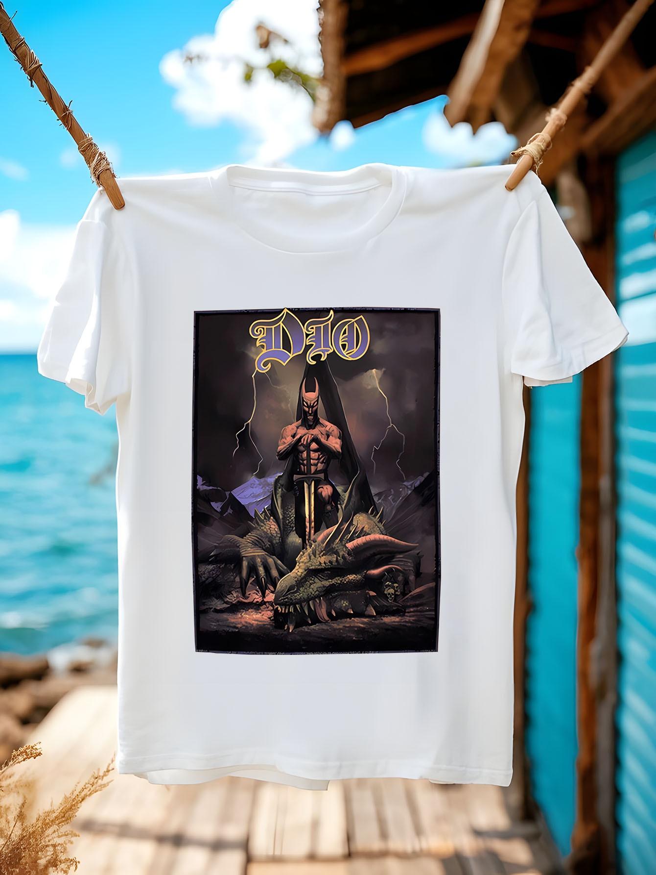 Dio Killing The Dragon Graphic Tshirt Graphic Tshirt - Le... M