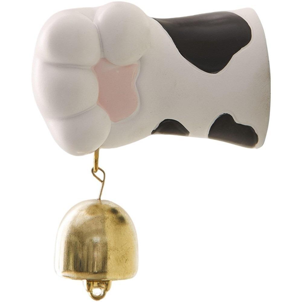 

Creative Tuxedo Cat Paw Doorbell Resin Magnetic Entry Reminder Bell Living Room Door Bell