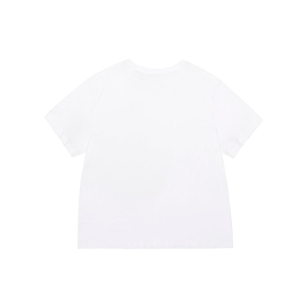 Nike Solid Pattern Print Crew Neck Short Sleeve T-Shirt Men Tops White BQ3672-100