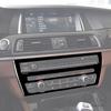 Center Console CD Panel Frame Piano Black Decal For BMW 5 Series GT F07 2010-16