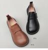 Leather pure leather men's big head wide version fat feet leather shoes foreign trade work leisure original first layer cowhide single shoes spri