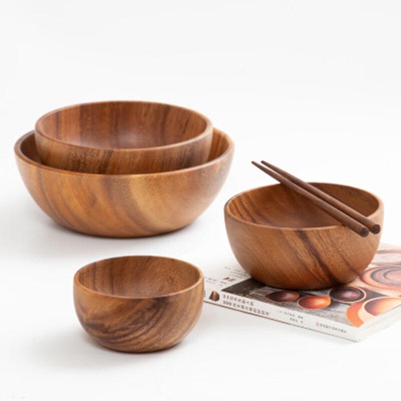 Homeglen Acacia Wood Salad Bowl