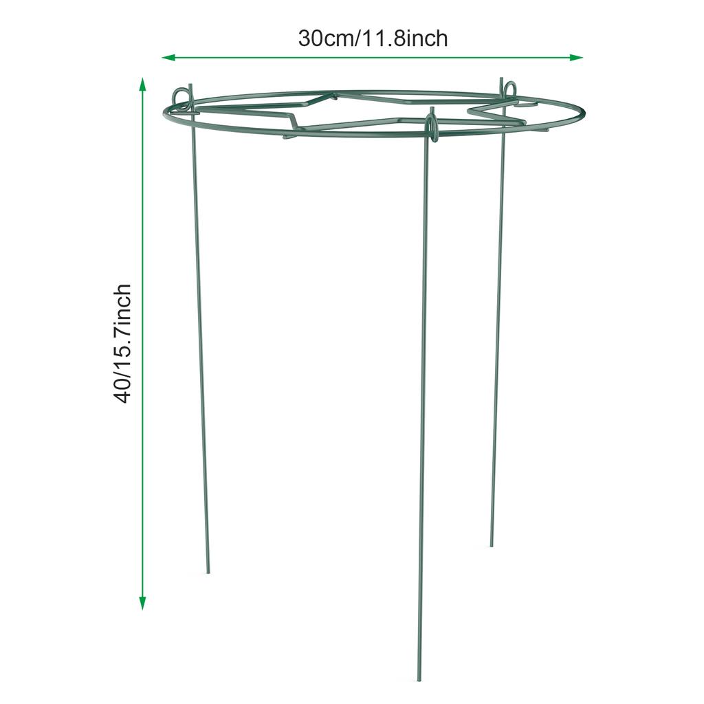 Star Shaped Plant Support Stake for Roses Strawberries Garden Trellis Green 30x40cm