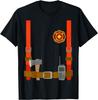 Fireman Firefighter Department Uniform Costume Dressup T-Shirt Cheap Polyester Short Sleeved Printed Tee Camisa Tops
