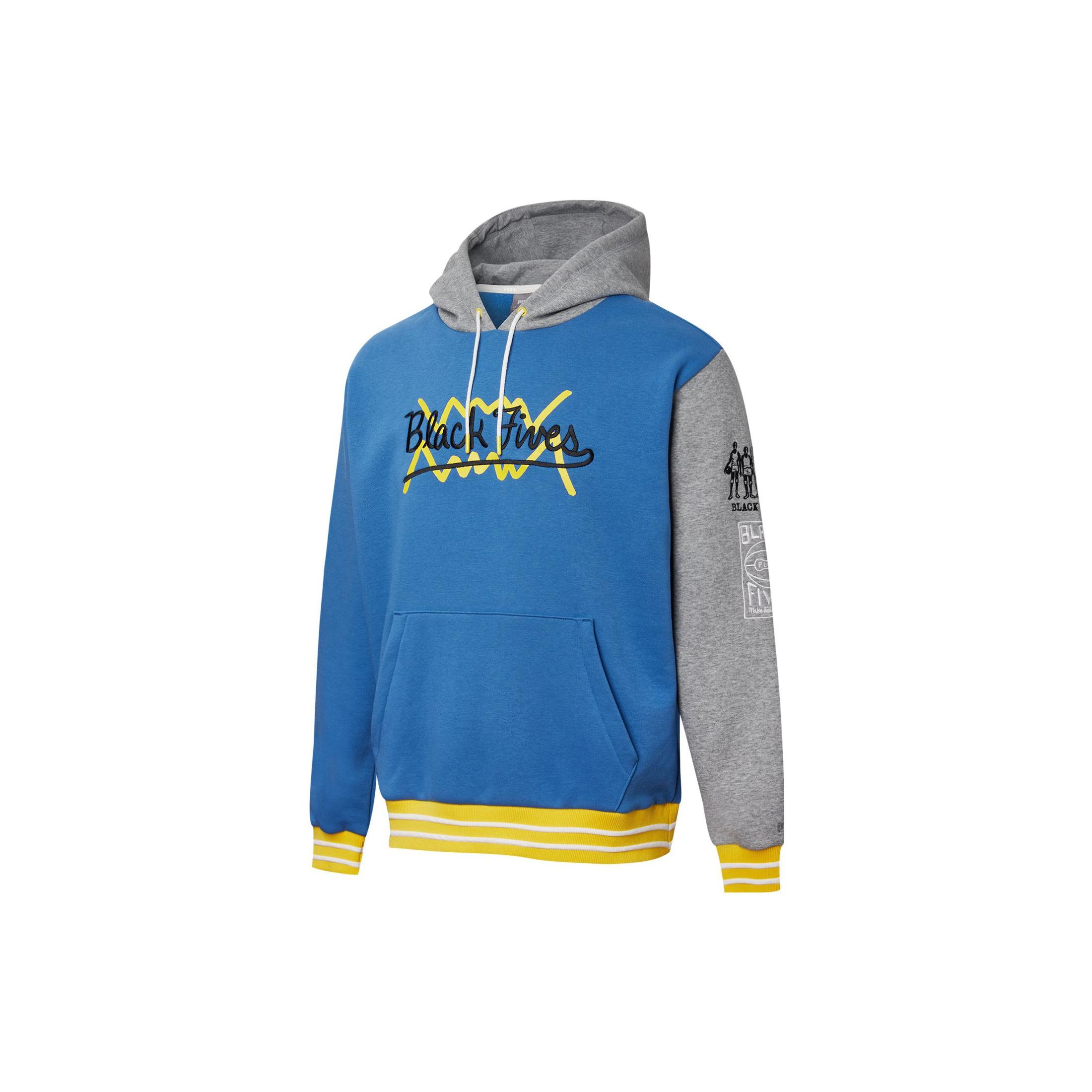 PUMA Men s x Black Fives Basketball Hoodie Star Sapphire 532263-02 S