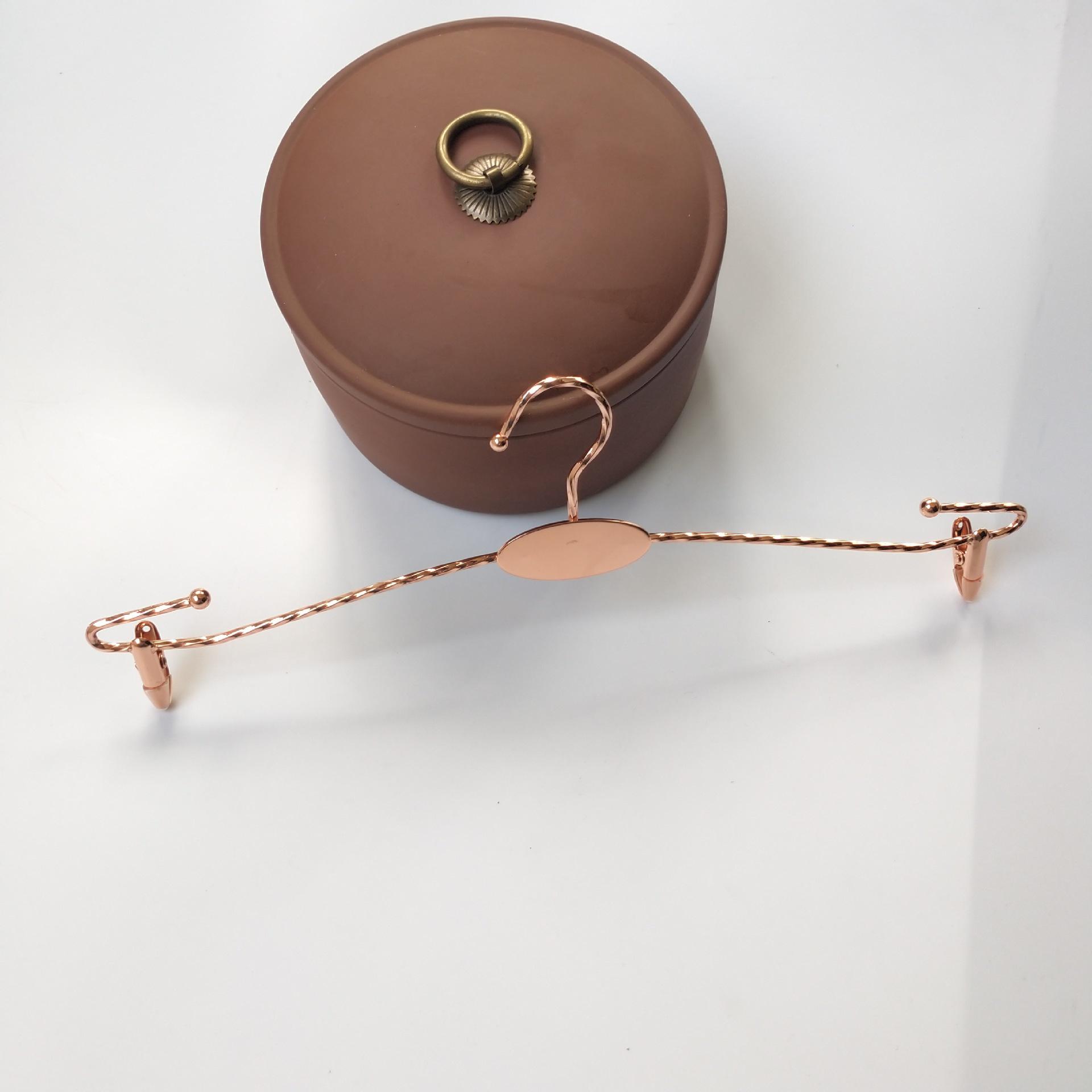 

Нескользящая вешалка для нижнего белья и трусиков из флористической проволоки - Специальная стойка для демонстрации с зажимами Gold