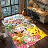 Pokemon Anime Rug Carpet Large Area Rug Non Slip Washable Floor Mat Gamer Room Bedroom Home Decor -QJY