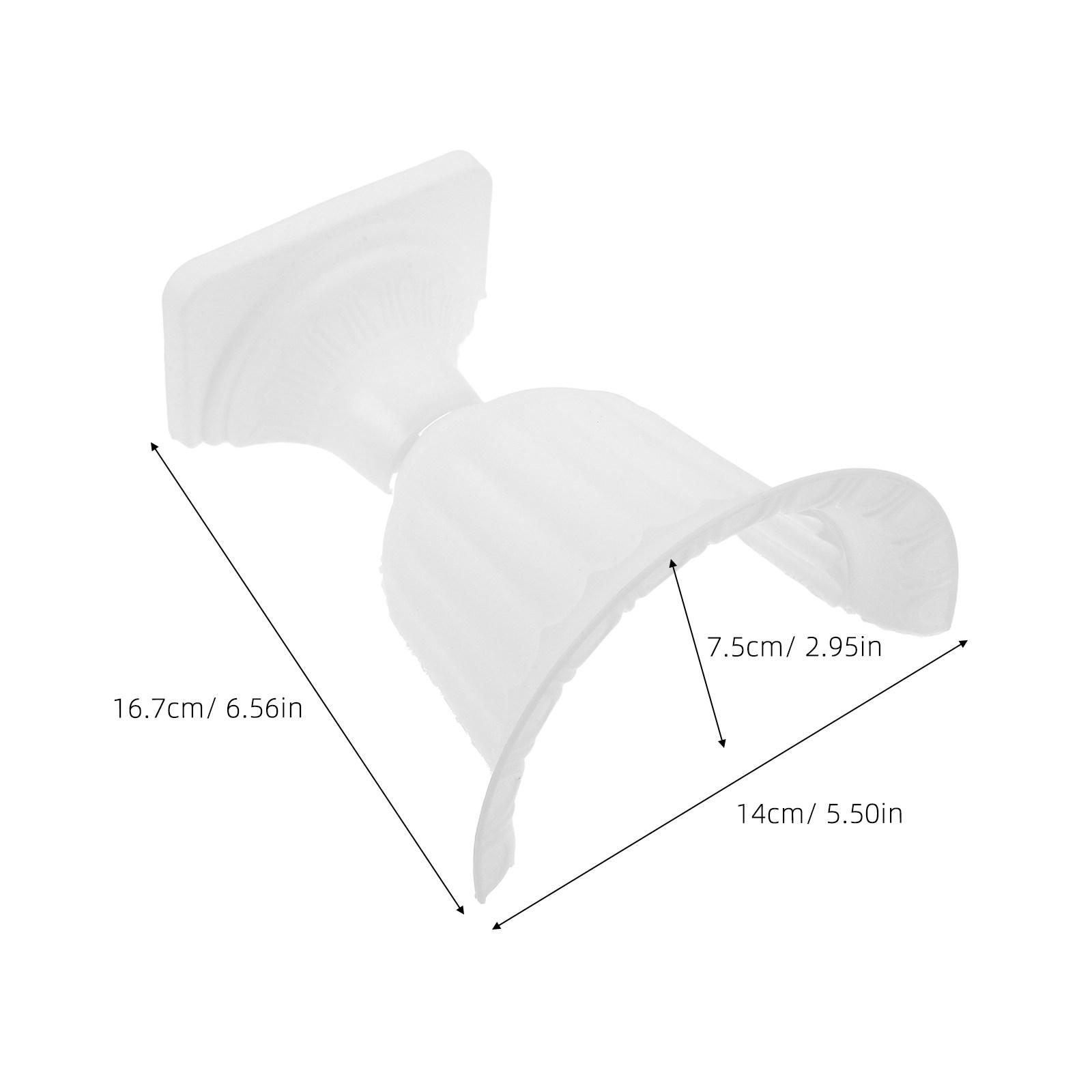 

4pcs Roman Column Semicircle Planters Wall Mounted Plastic Potted Plant Flower Vase Hanging Small Floral Holder Wall Decoration