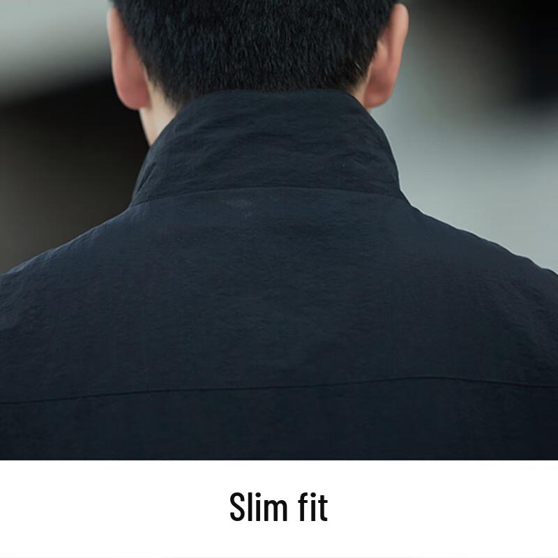 Men's Casual Slim Fit Stand Collar Jacket