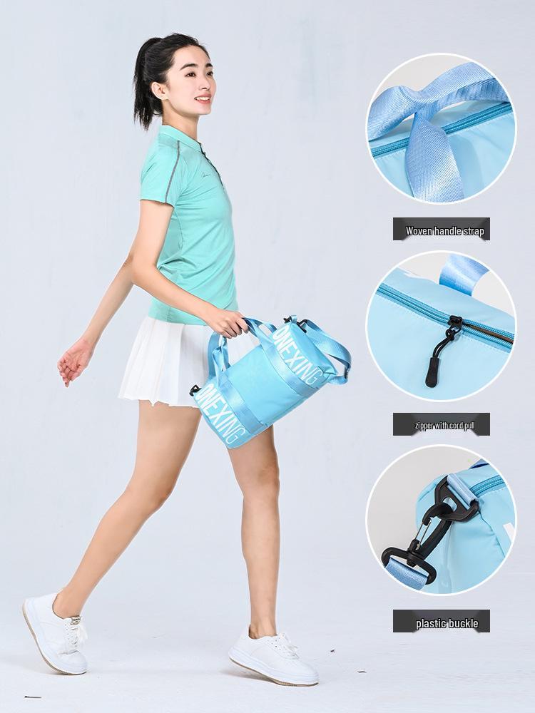 Frühling/Sommer Macaronfarben Sport Umhängetasche: Wasserdichte Tonne mit großem Fassungsvermögen für Männer und Frauen