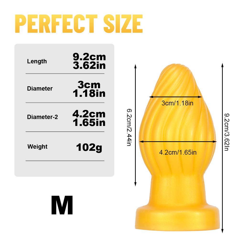 Threaded Anal Plugs for Men and Women Masturbation Sticks  Silicone Anal Plugs  Sex Toys and Large Anal Plugs