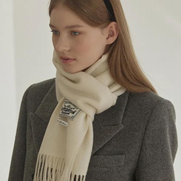 Daily Wool Muffler - Ivory
