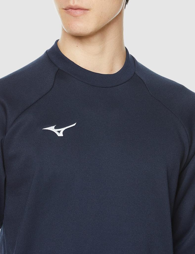 Mizuno Training Wear Crew Medium Sweatshirt, Neck, 32MCA175, Navy,