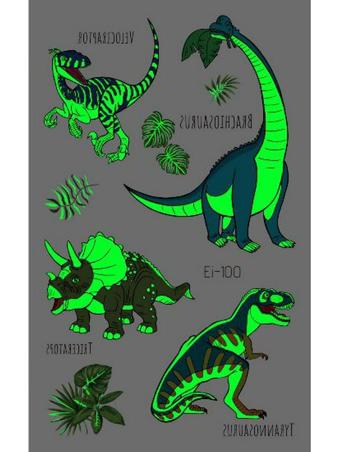 Tatuaże dla dzieci świecące w ciemności - Zabawa na imprezę i do kostiumu