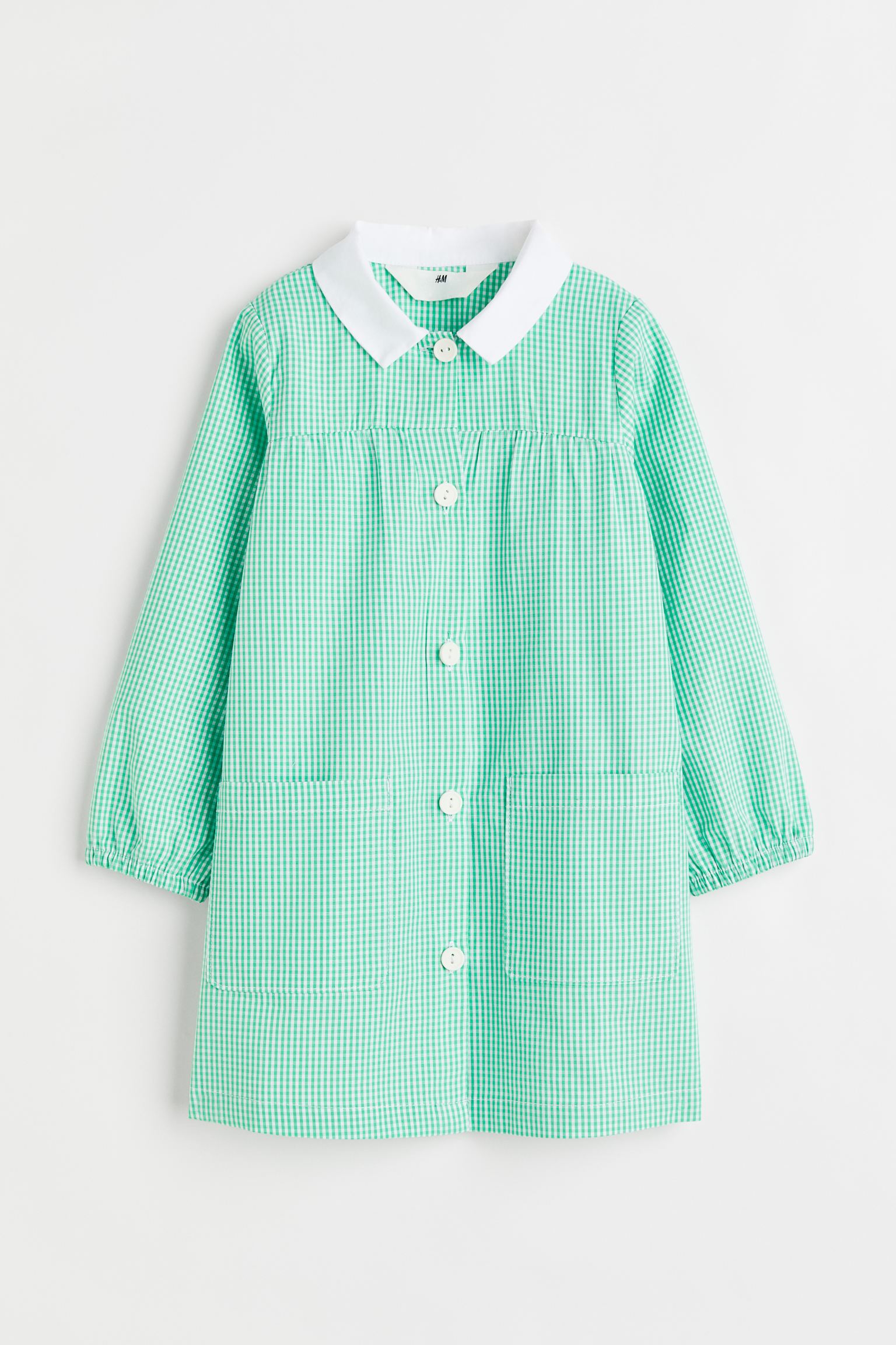 

Хлопковое платье-рубашка