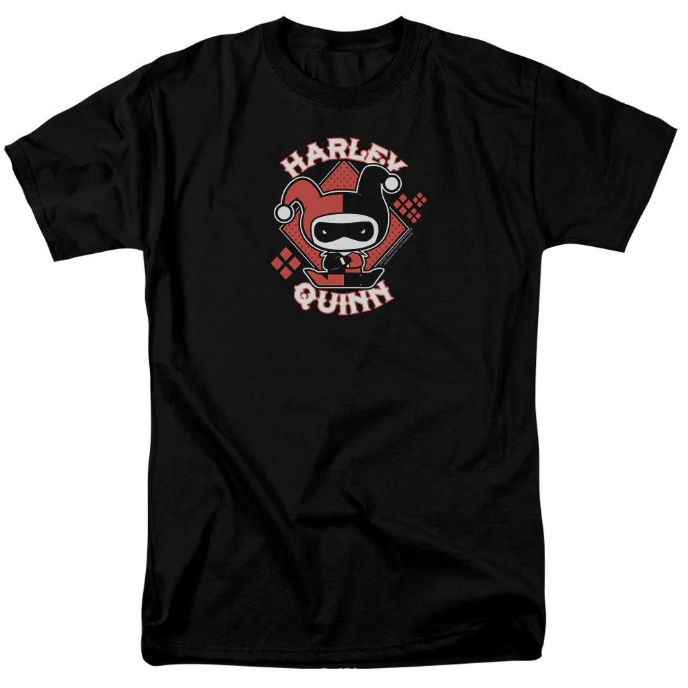 Justice League Of America Harley Chibi Mens T Shirt Black Officially Licensed Unisex T-Shirt XXXL