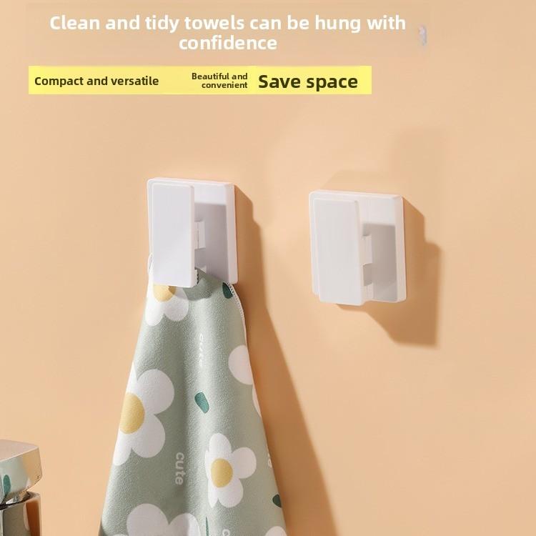 Abs Wall Mount Toothpaste Holder Storage Clip For Bathroom Organization