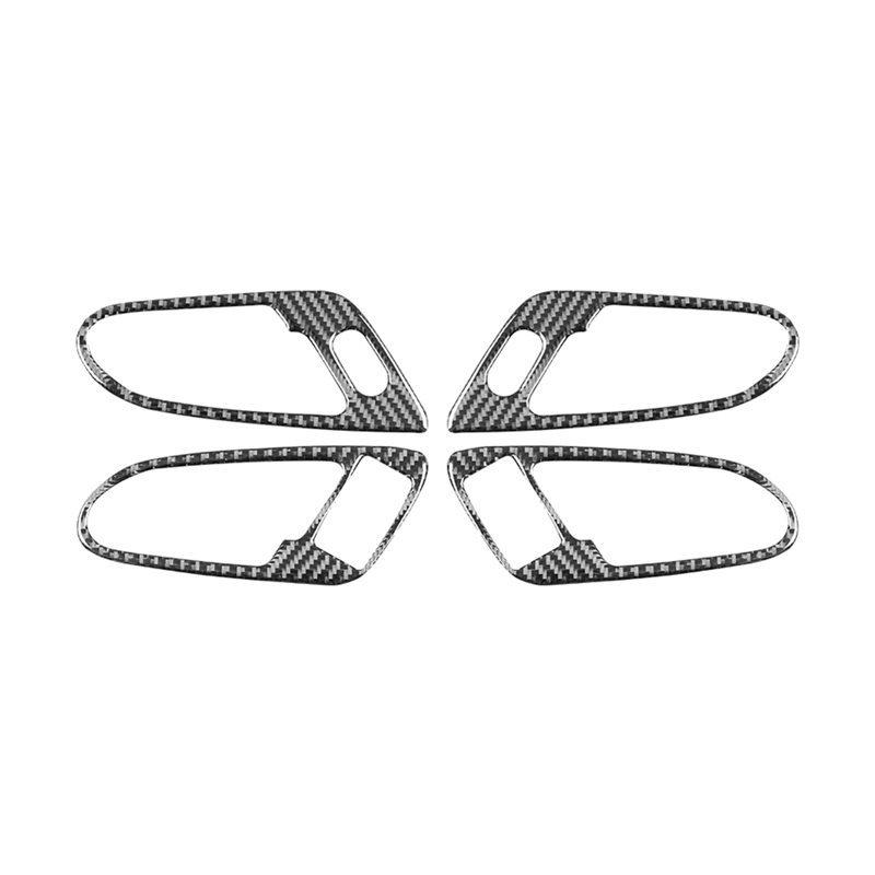 Precise Inner Door Handle Decal Carbon Fiber Trim For Impala 2006-2013 Door Bowl Cover Accessories Carbon Fiber Pattern