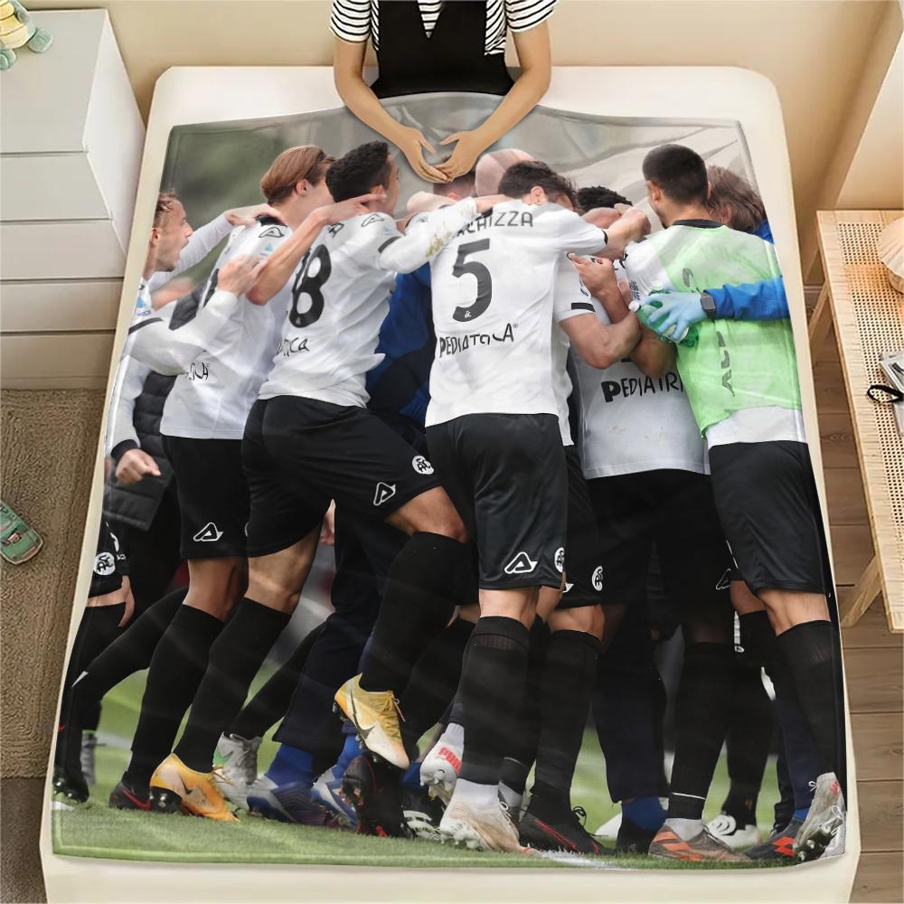 Spezia Calcio,pattern Flannel Blanket, High quality Comfortable for All Seasons, Home Decor, Warmth and Comfort, Perfect for Gifts.