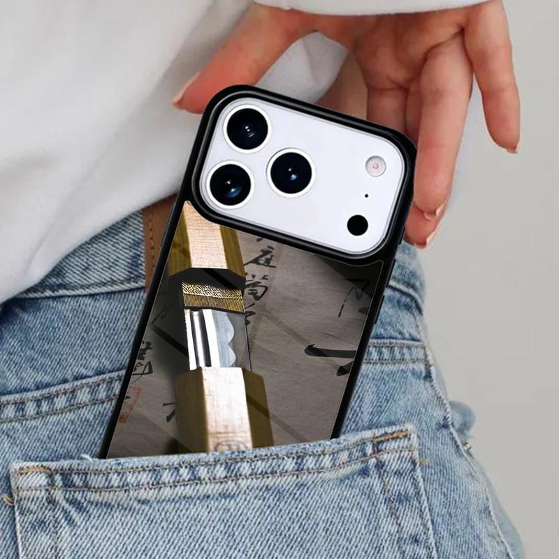 Japan Samurai Art TPU Phone Case for iPhone 16e 15 14 13 12 17 Pro Max Plus Air 17pro Cover Coque