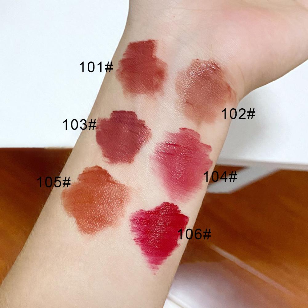 Matte Liquid Lipstick Velvet Nude Red Lipgloss Langanhaltender Antihaft-Cup Lip Mud Tint Cream Makeup Cosmetics