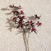 2 Gabel Simulation Orchideen Real Touch Kunstblumen Büro Schreibtisch Dekoration