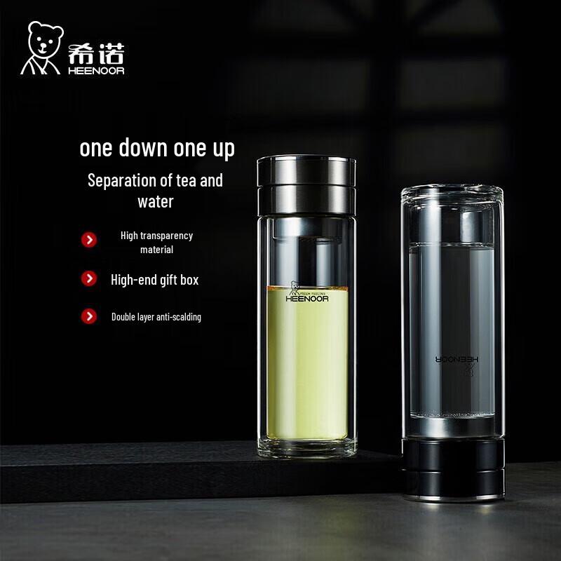 Xinuo XN-9338 Double-Wall Tea Infuser Glass Bottle