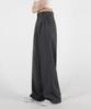 Eum Women'S Triple-Height Fitted Wide Straight Back Elastic Waist Slacks 5 Colors (C Type)