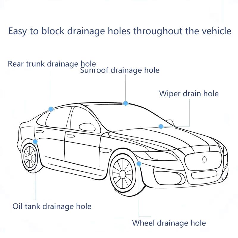 Speciální čisticí nástroj na ucpávání odvodňovacích trubek olejové nádrže, kartáč na čištění odvodňovacích otvorů střešního okna, dveří bagru