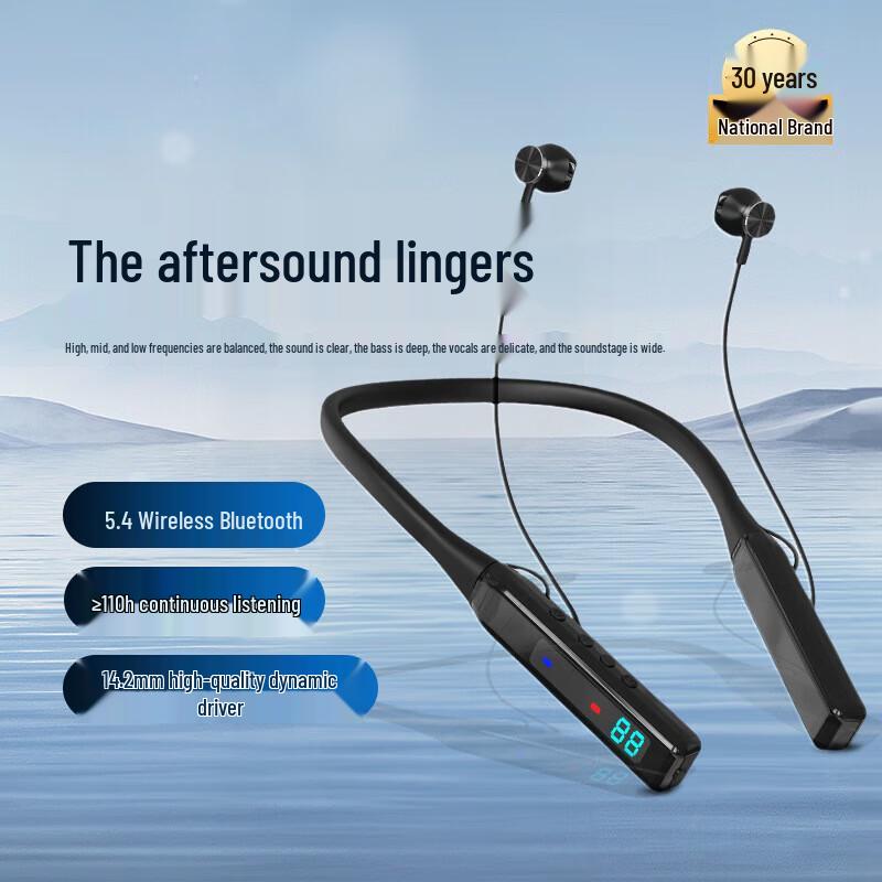 

aigo W07 Neckband Sport Bluetooth 5.4 Earbuds