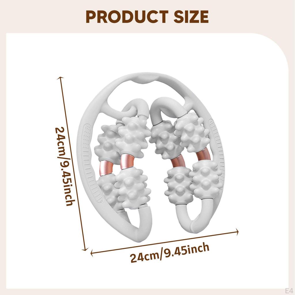 Massage Roller Zirkuläre Beinklammer 8 Räder Fitness Körperformungswerkzeug Muskel für