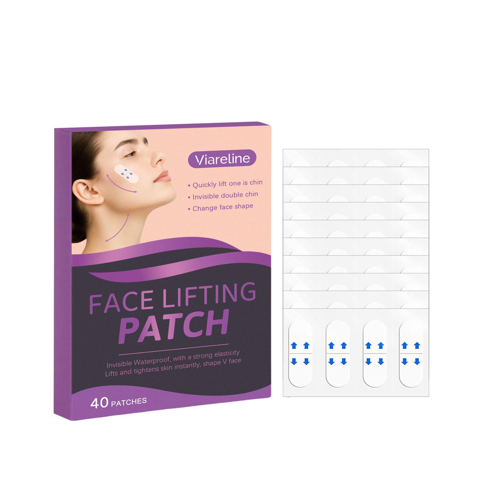 VIARELINE Invisible V-Shape Moisturizing Facial Patch for Gentle Skin Care