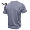 Tricou cu gât rotund pentru bărbați, bumbac, culoare uni, mânecă scurtă, tricou de bază, pulover, tricou casual pentru sport, sală de gimnastică, călătorii, purtare zilnică