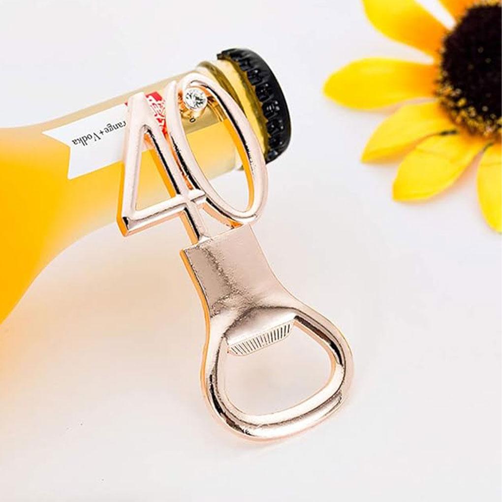 Breite Anwendung Goldene Zahl Flaschenöffner Für Jede Feier Einfach Und Sicher Zu Elegant Und Zart