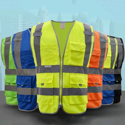 Safety Security Visibility Reflective Vest Traffic Warehouse Construction Cloths