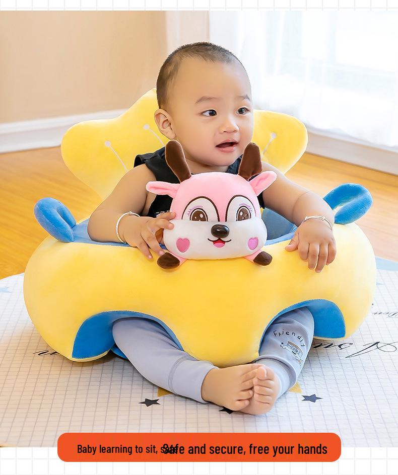 Adorable Animal-Shaped Infant Training Chair & Plush Sofa