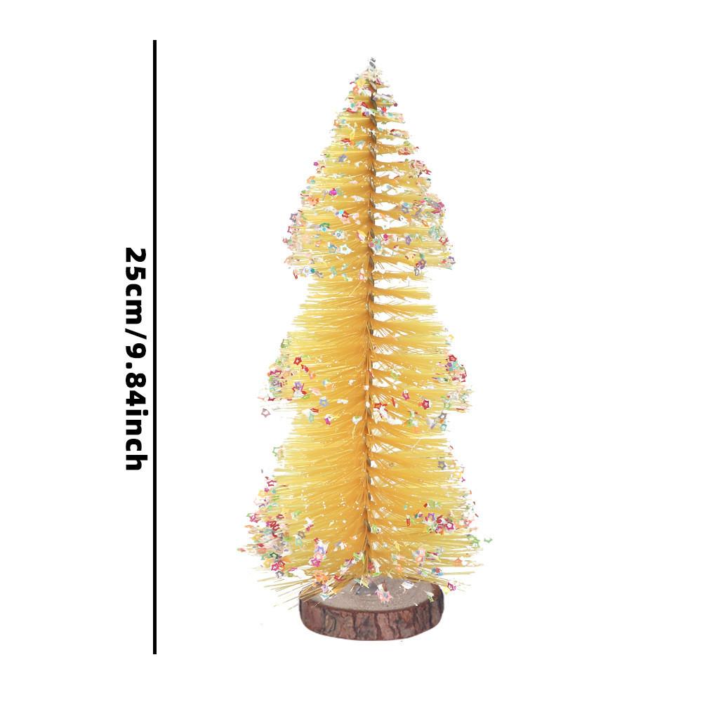 Mini Christmas Elegant Tree Decor Charming Star Shape Design Tabletop Display For Joy Holiday