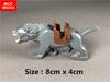 Non-Toxic Moc Bricks Diy Animal Wolf Action Figure Accessories Educational Building Blocks Assembled Toys Kids Gifts