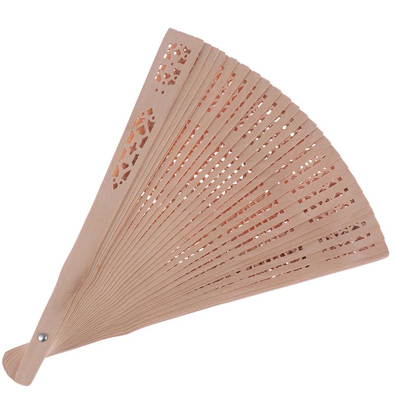 Wooden Hand Fan Wedding Favors Sandalwood Hand Fans Wedding Decor Folding Fans