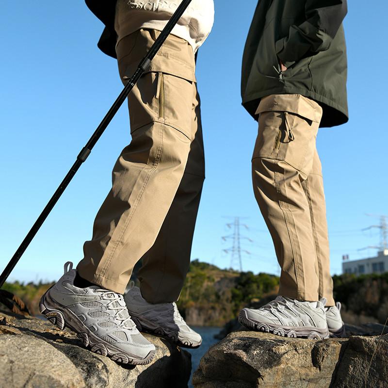 Spring And Autumn Neutral Hiking Shoes Outdoor Lace Up Low Cut Sports Shoes Comfortable Mesh Breathable Upgraded Casual Shoes