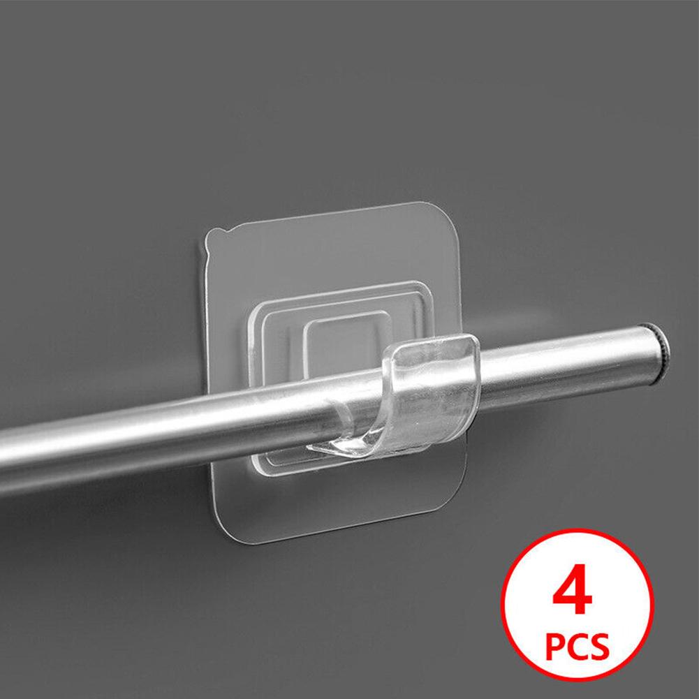 

Hooks Holder 6*6cm ABS Bracket Curtain Drapery No Drill Pole Holder Rod Seamless Supply High Quality Practical China Mainland