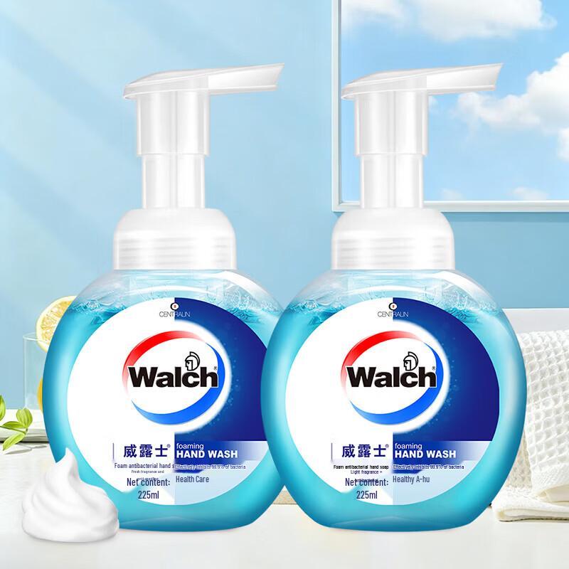 Walch Healthy Care Foaming Antibacterial Hand Soap (2 x 225ml)