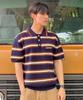 DTHIRTYONE Multi Stripe Sweater (Navy)