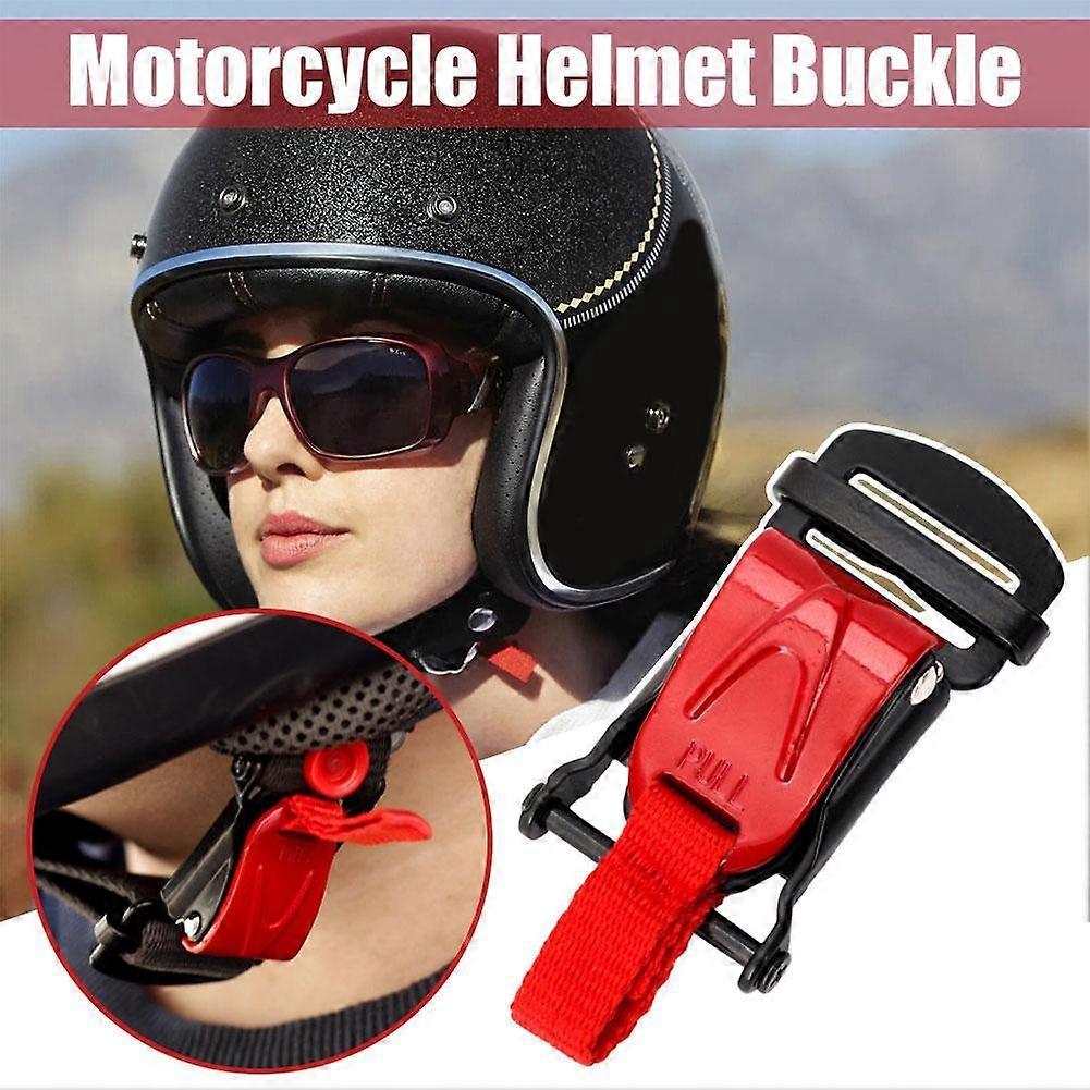 Motorcycle Helmet Buckle Harley Double D Ring Modified Quick Release Buckle Fast Buckle Chin Buckle DIY Simple Convenient
