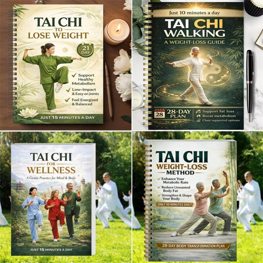 Tai Chi Gehen für Senioren: Ein 28-Tage-sanfter Tai-Chi-Plan für Gleichgewicht, Stabilität, Gesundheit und Bewegung
