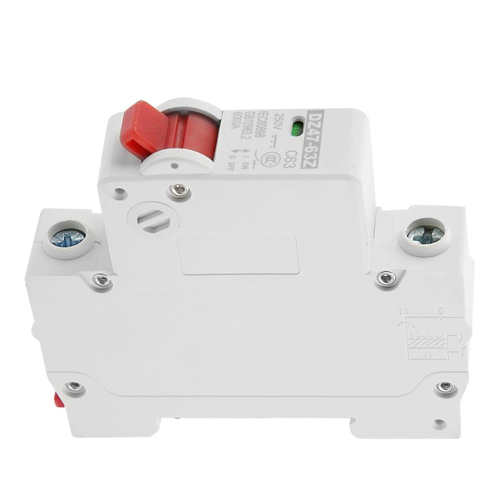 63A   miniature circuit breaker, leakage    , overload, short circuit, small size and light weight, suitable for solar energy, bus box, photov