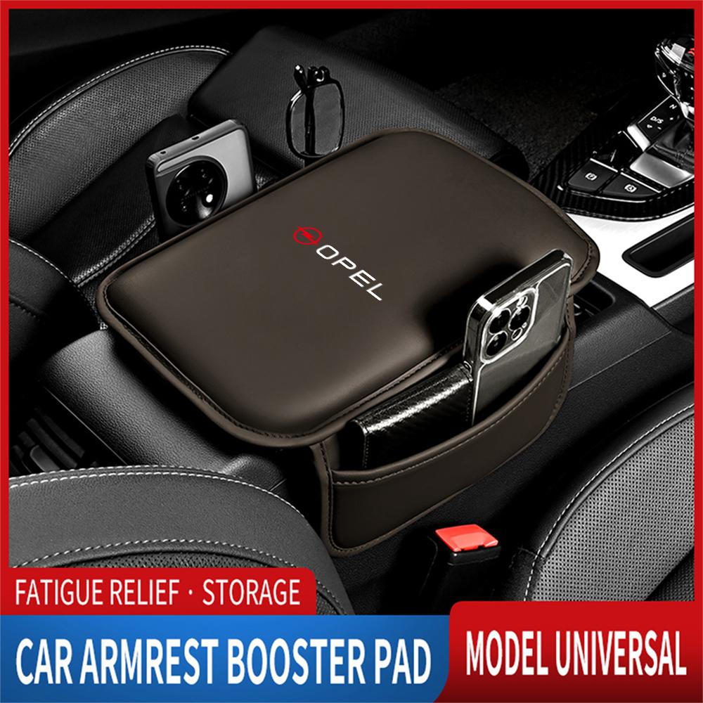 PU Leather Car Breathable Center Console Box Lid Side Storage Bag for Opel Astra Insoia Zafira Vectra Andra Merina Meriva OPC