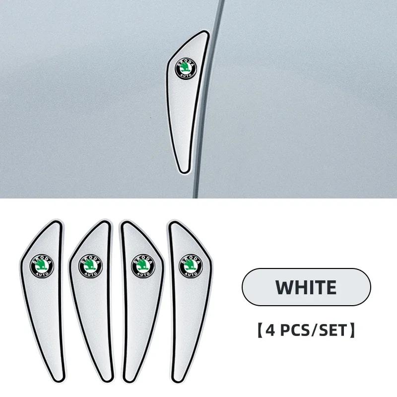Car Accessories Door Collision Strips for Skoda Octavia Fabia Rapid Superb Kodiaq Scala Karoq Citigo Kamiq Roomster Accessories  WL5