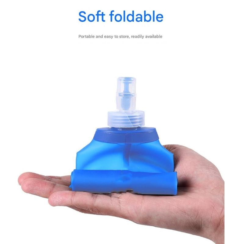 Outdoor Sport Water Bottle Soft Flask Running Light Weight Water Bottle Folding Water Bottle for Outdoor Sports