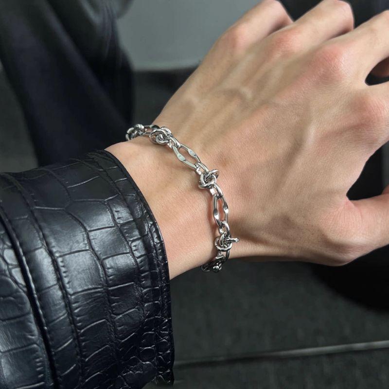Thorn Titanium Steel Bracelet Men and Women Ins Trendy European Hip Hop Niche Style Fancy Non-Fading Bracelet Men Bracelet